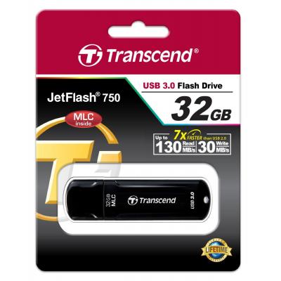 USB флеш накопичувач Transcend 32GB JetFlash 750 USB 3.0 (TS32GJF750K)