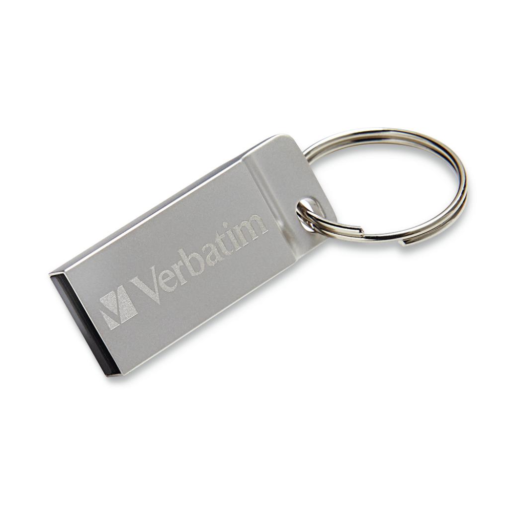 USB флеш накопичувач Verbatim 64GB Metal Executive Silver USB 2.0 (98750)