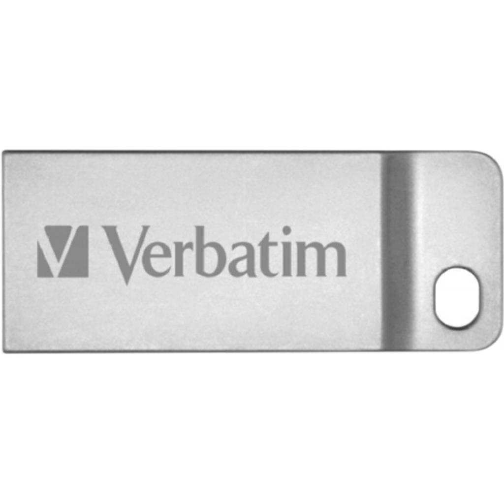 USB флеш накопичувач Verbatim 64GB Metal Executive Silver USB 2.0 (98750)