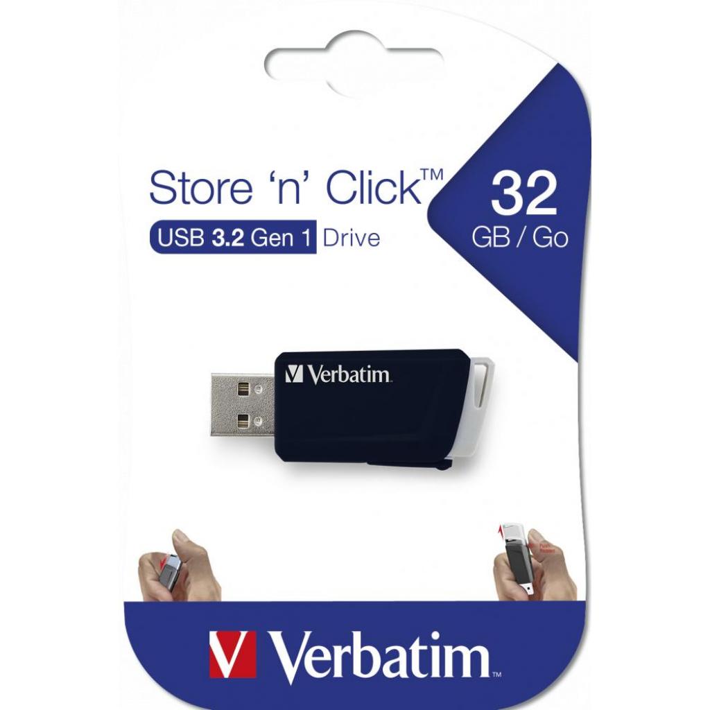 USB флеш накопичувач Verbatim 32GB Store 'n' Click USB 3.2 (49307)