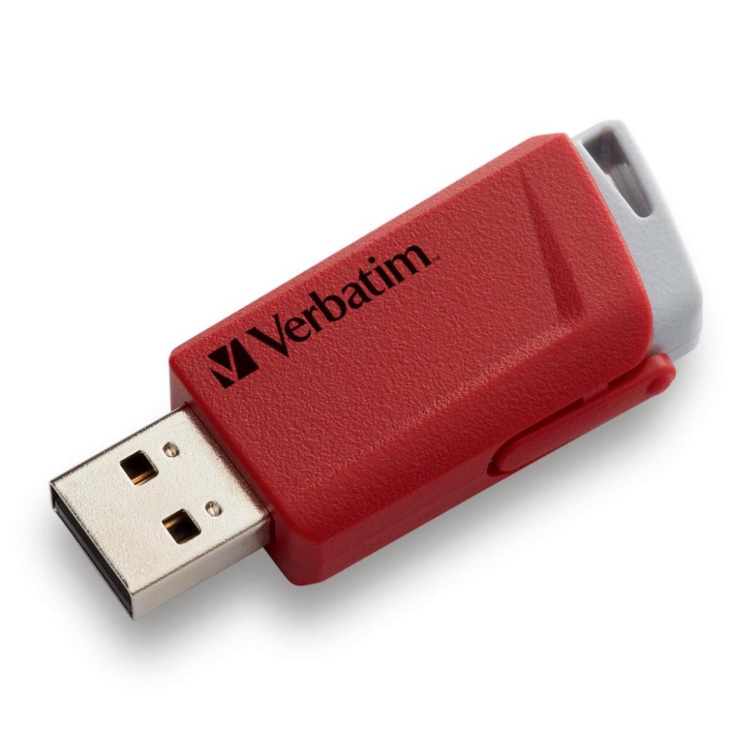 USB флеш накопичувач Verbatim 2x32GB Store 'n' Click Red/Blue USB 3.2 (49308)