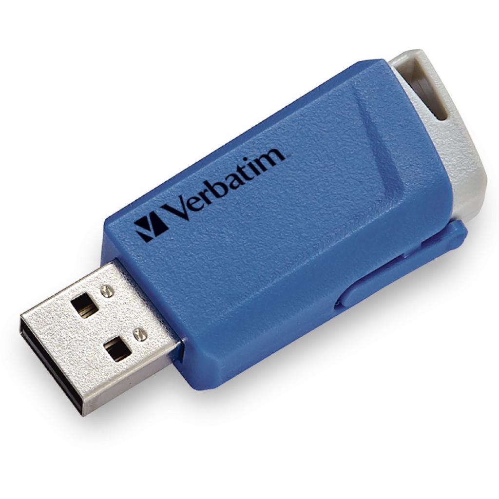 USB флеш накопичувач Verbatim 2x32GB Store 'n' Click Red/Blue USB 3.2 (49308)