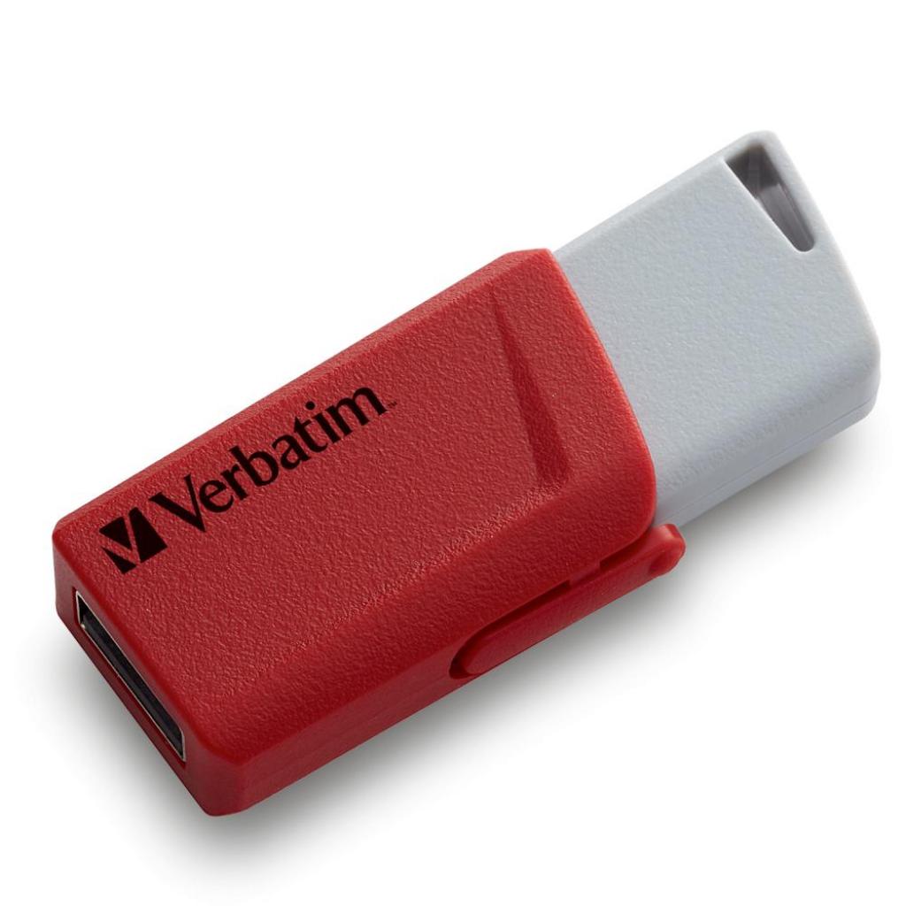 USB флеш накопичувач Verbatim 2x32GB Store 'n' Click Red/Blue USB 3.2 (49308)