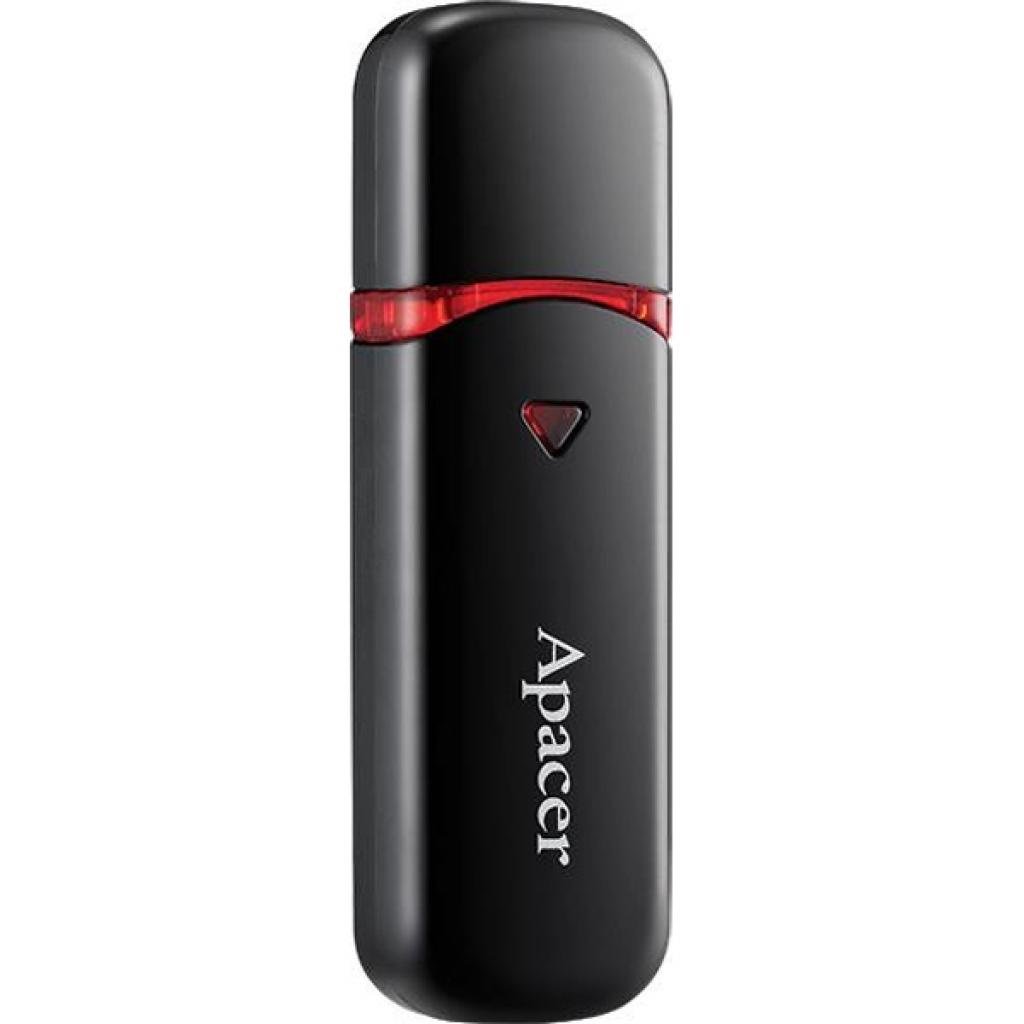 USB флеш накопичувач Apacer 32GB AH333 black USB 2.0 (AP32GAH333B-1)