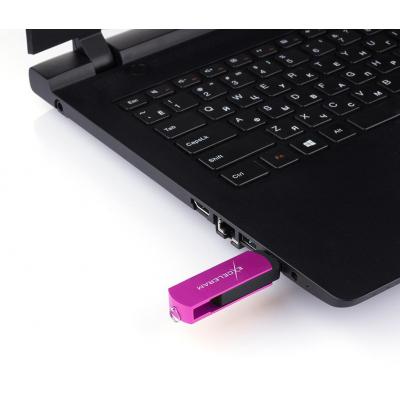 USB флеш накопичувач eXceleram 64GB P2 Series Purple/Black USB 2.0 (EXP2U2PUB64)