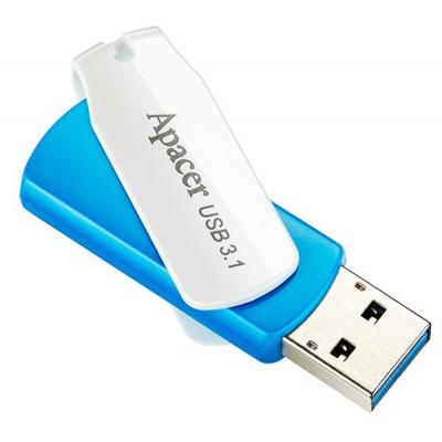 USB флеш накопичувач Apacer 16GB AH357 Blue USB 3.1 (AP16GAH357U-1)