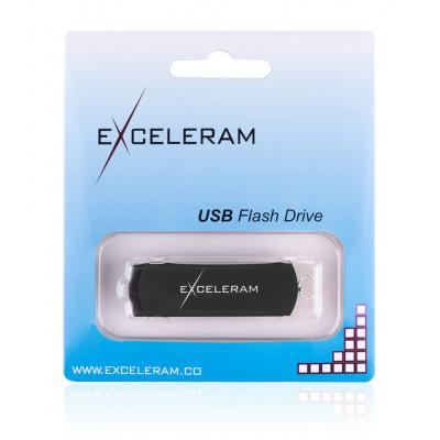 USB флеш накопичувач eXceleram 64GB P2 Series Black/Black USB 2.0 (EXP2U2BB64)