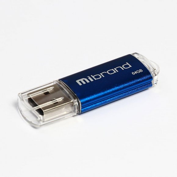 USB флеш накопичувач Mibrand 64GB Cougar Blue USB 2.0 (MI2.0/CU64P1U)