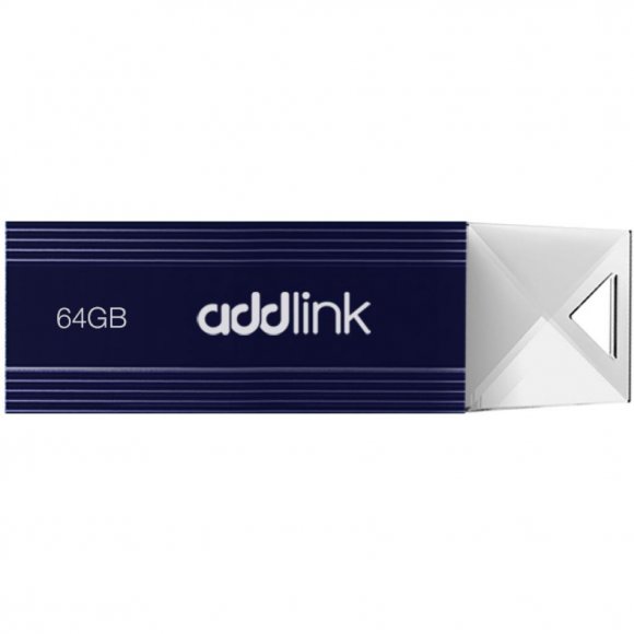 USB флеш накопичувач AddLink 64GB U12 Dark Blue USB 2.0 (ad64GBU12D2)