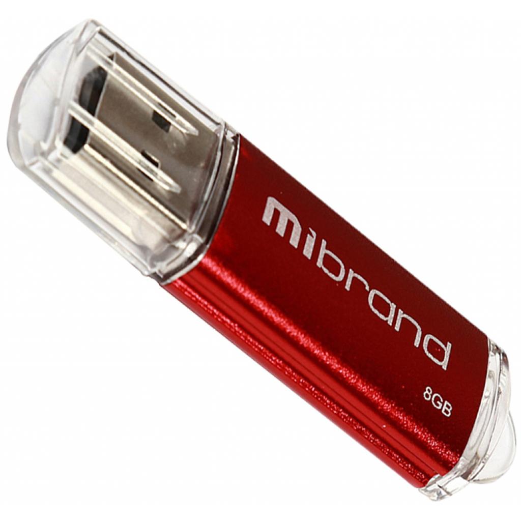 USB флеш накопичувач Mibrand 8GB Cougar Red USB 2.0 (MI2.0/CU8P1R)