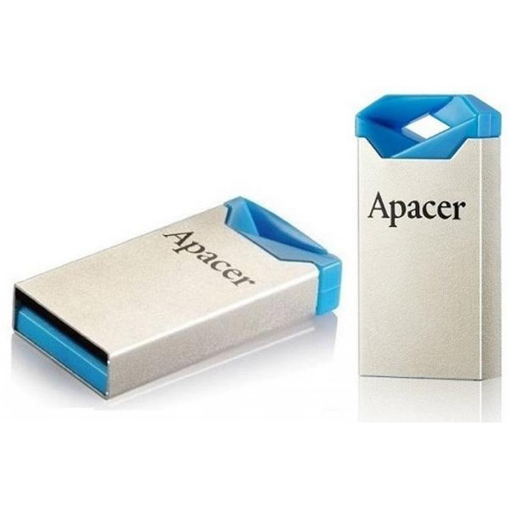 USB флеш накопичувач Apacer 64GB AH111 Blue USB 2.0 (AP64GAH111U-1)