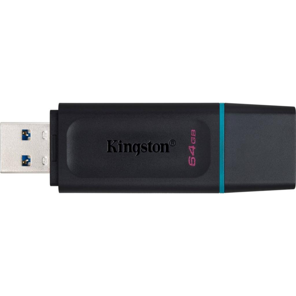 USB флеш накопичувач Kingston 64GB DataTraveler Exodia Black/Teal USB 3.2 (DTX/64GB)