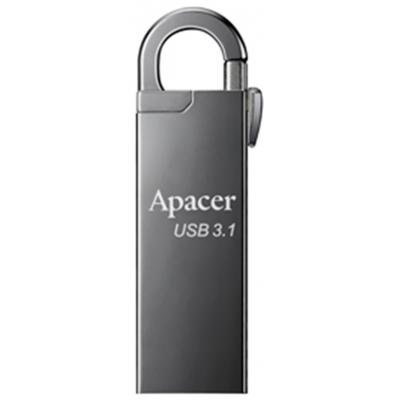 USB флеш накопичувач Apacer 64GB AH15A Ashy USB 3.1 (AP64GAH15AA-1)