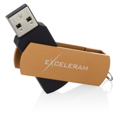 USB флеш накопичувач eXceleram 32GB P2 Series Brown/Black USB 2.0 (EXP2U2BRB32)