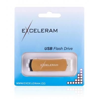 USB флеш накопичувач eXceleram 64GB P2 Series Brown/Black USB 2.0 (EXP2U2BRB64)