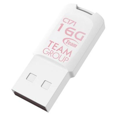 USB флеш накопичувач Team 16GB C171 White USB 2.0 (TC17116GW01)