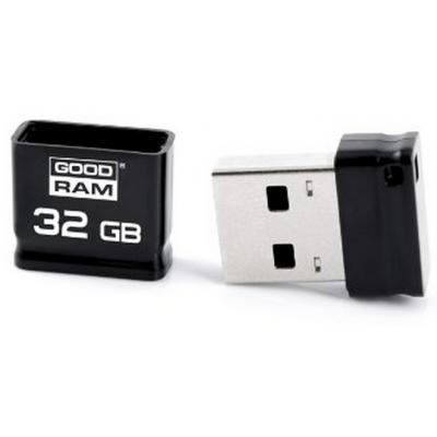 USB флеш накопичувач Goodram 32GB Piccolo Black USB 2.0 (UPI2-0320K0R11)