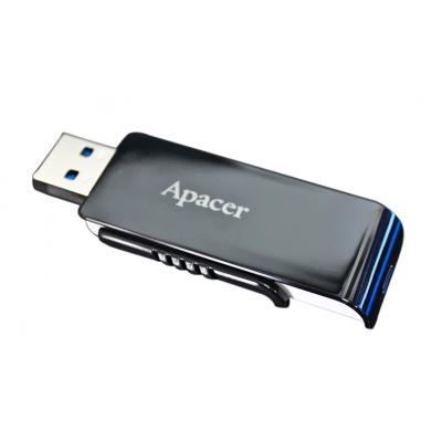 USB флеш накопичувач Apacer 32GB AH350 Black RP USB3.0 (AP32GAH350B-1)