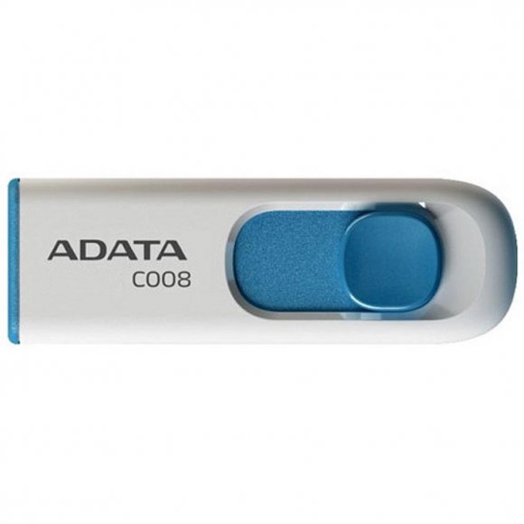 USB флеш накопичувач ADATA 32GB C008 White USB 2.0 (AC008-32G-RWE)