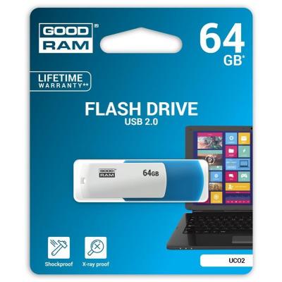 USB флеш накопичувач Goodram 64GB UCO2 Colour Mix USB 2.0 (UCO2-0640MXR11)