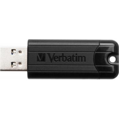 USB флеш накопичувач Verbatim 128GB PinStripe Black USB 3.0 (49319)