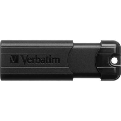 USB флеш накопичувач Verbatim 64GB PinStripe Black USB 3.0 (49318)