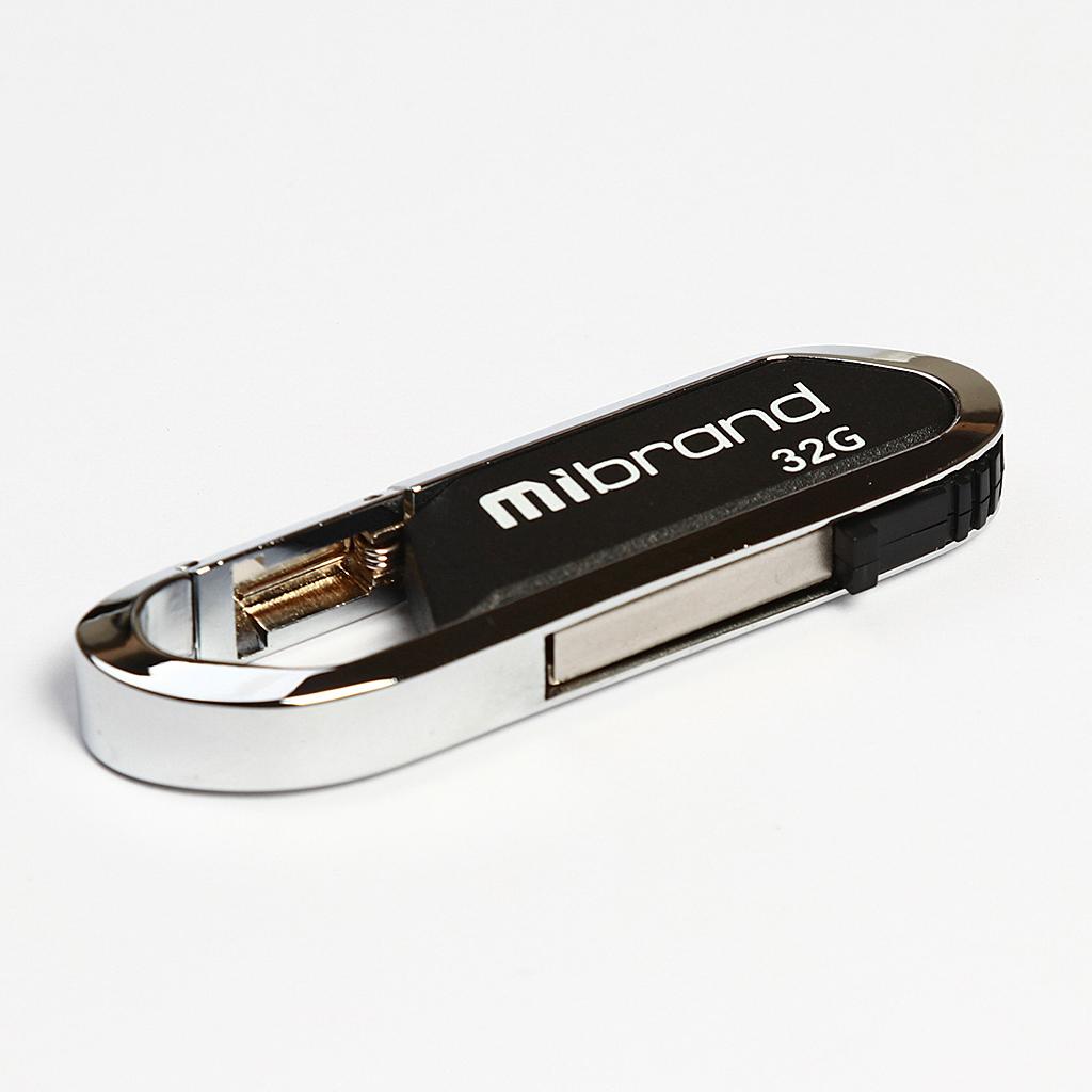 USB флеш накопичувач Mibrand 32GB Aligator Black USB 2.0 (MI2.0/AL32U7B)