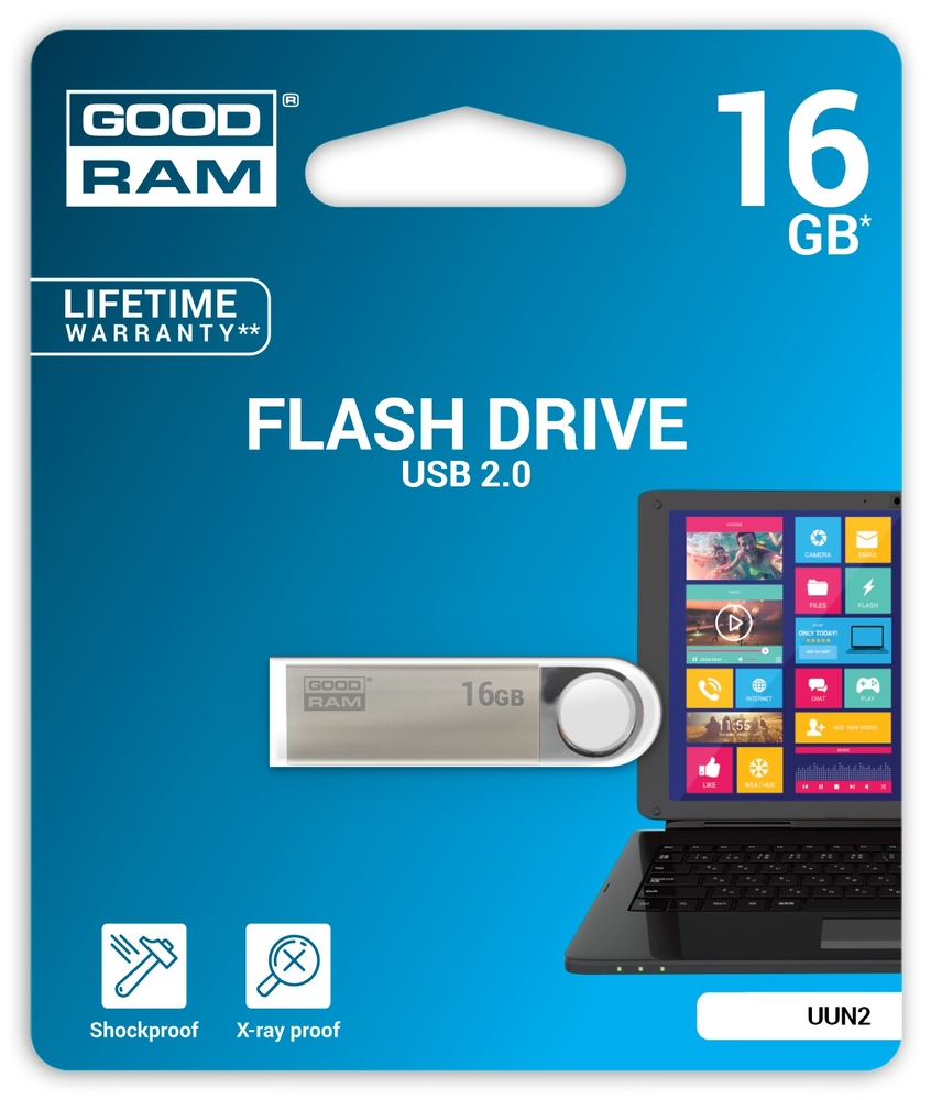 Flash Drive Goodram UUN2 Unity 16GB (UUN2-0160S0R11) 