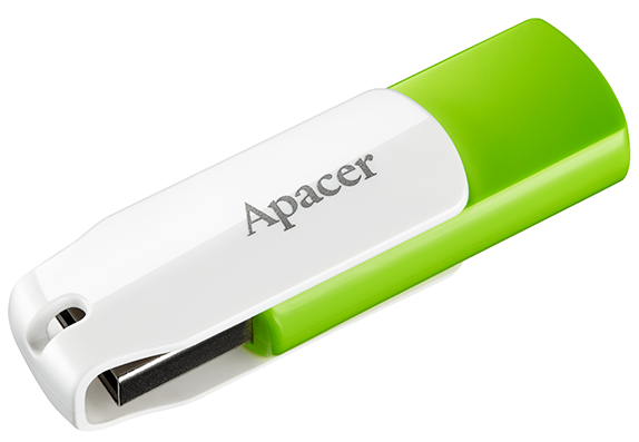 Flash Drive Apacer AH335 16GB (AP16GAH335G-1) Green/White