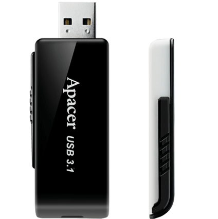 Flash Drive Apacer AH350 128GB (AP128GAH350B-1) Black