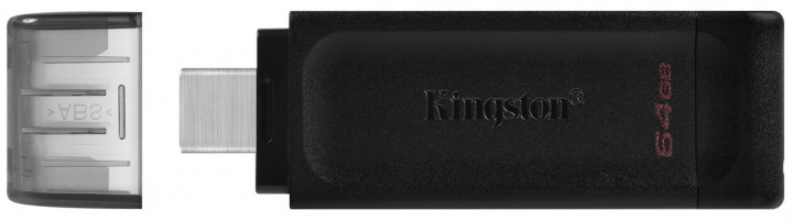 Flash Drive Kingston DT70 64GB, Type-C, USB 3.2