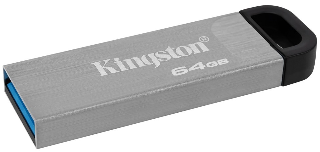 Flash Drives Kingston DataTraveler Kyson 64GB USB 3.2 (DTKN/64GB) Silver/Black