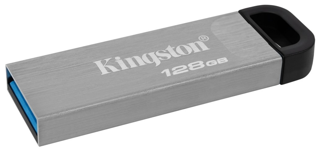 Flash Drives Kingston DataTraveler Kyson 128GB USB 3.2 (DTKN/128GB) Silver/Black