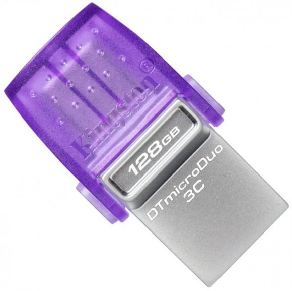 Flash Drive Kingston DT Duo 3C 128GB 200MB/s dual USB-A + USB-C