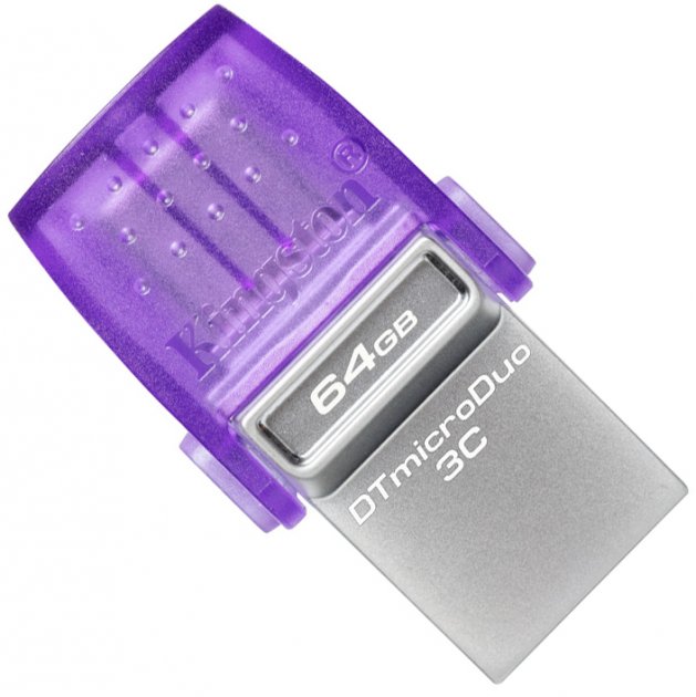 Flash Drive Kingston DT Duo 3C 64GB 200MB/s dual USB-A + USB-C