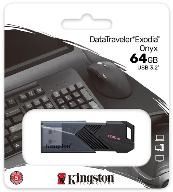 Flash Drive Kingston DT Exodia ONYX 64GB USB 3.2