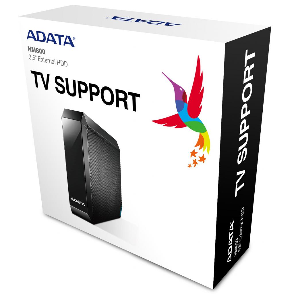 Зовнішній жорсткий диск 3.5" 4TB ADATA (AHM800-4TU32G1-CEUBK)