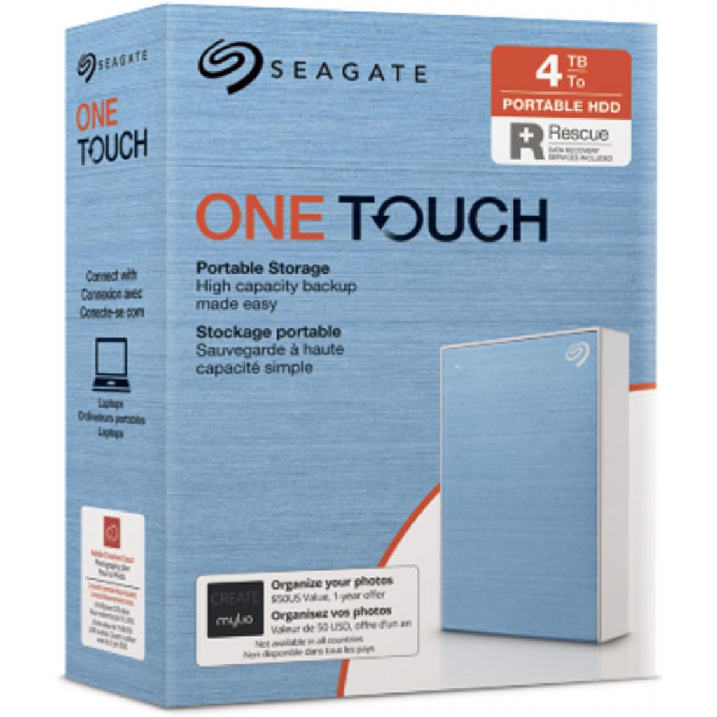 Зовнішній жорсткий диск 2.5" 4TB One Touch USB 3.2 Seagate (STKC4000402)