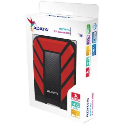 Зовнішній жорсткий диск 2.5" 2TB ADATA (AHD710P-2TU31-CRD)