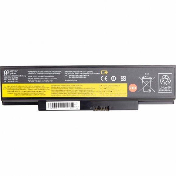 Акумулятор до ноутбука Lenovo ThinkPad E560 Series (45N1758) 10.8V 4400mAh PowerPlant (NB480685)