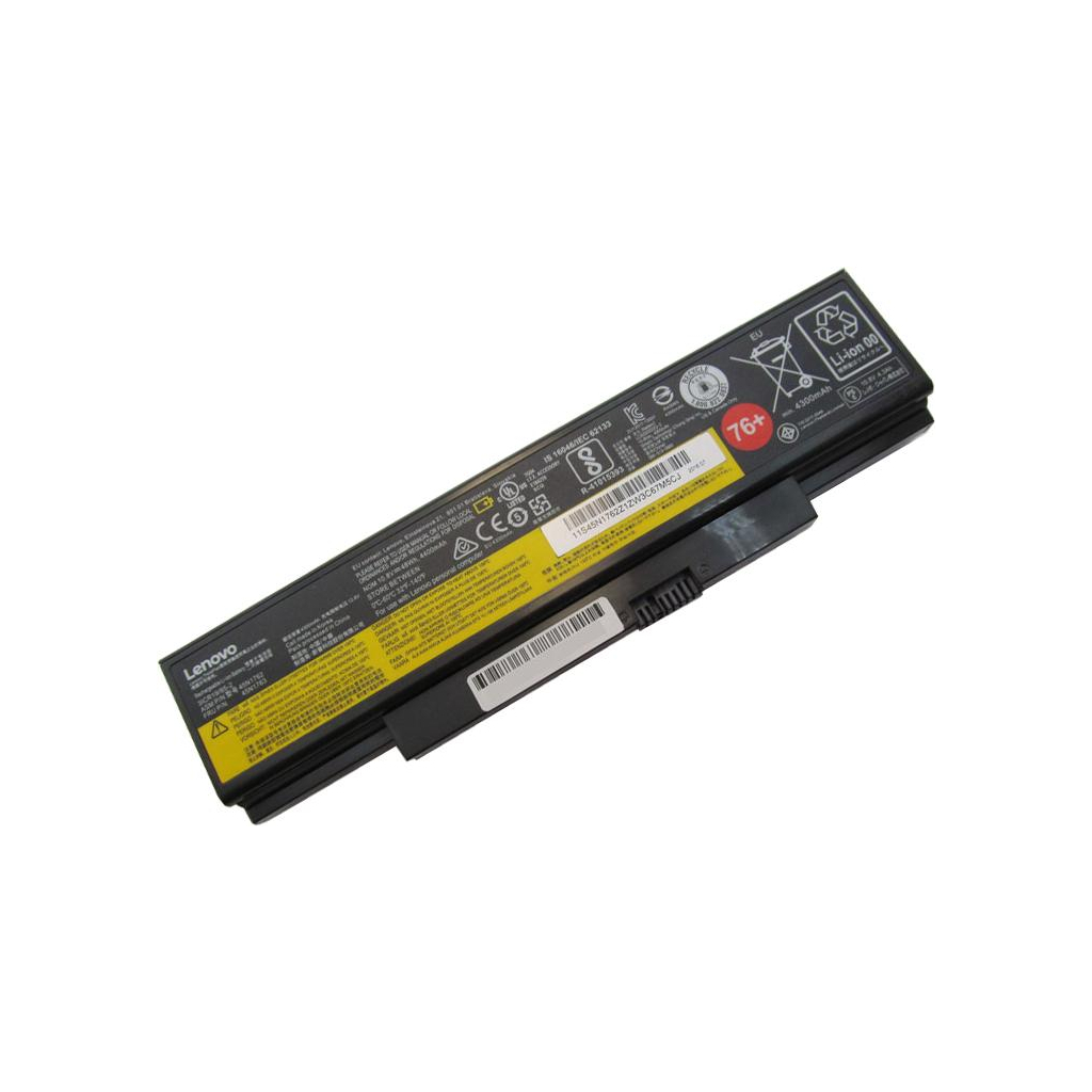 Акумулятор до ноутбука Lenovo ThinkPad E550 45N1762 (76+), 4400mAh (48Wh), 6cell, Li-ion (A47212)