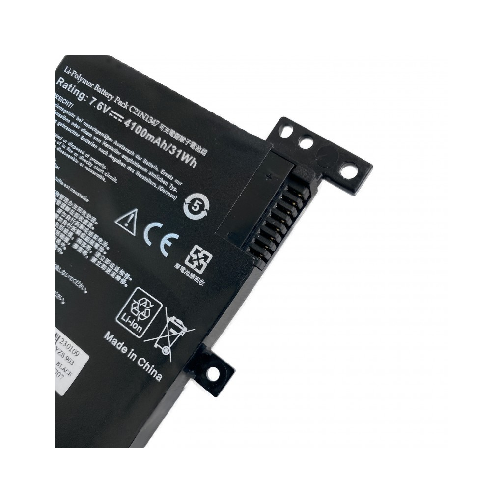 Акумулятор до ноутбука Extradigital Asus X555 (C21N1347) 7.6V, 4100mAh (BNA4000)