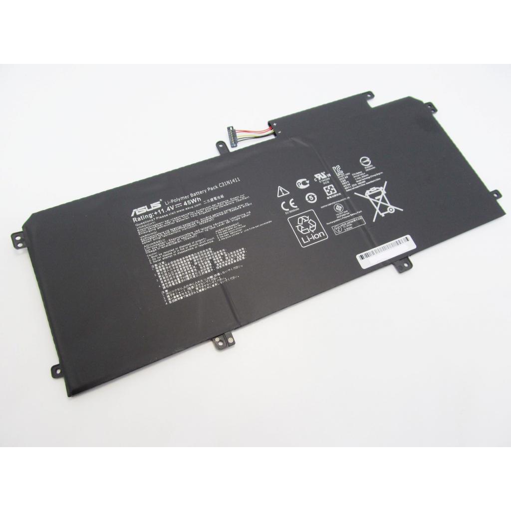 Акумулятор до ноутбука ASUS UX305FA C31N1411, 3830mAh (45Wh), 6cell, 11.4V, Li-ion (A47183)