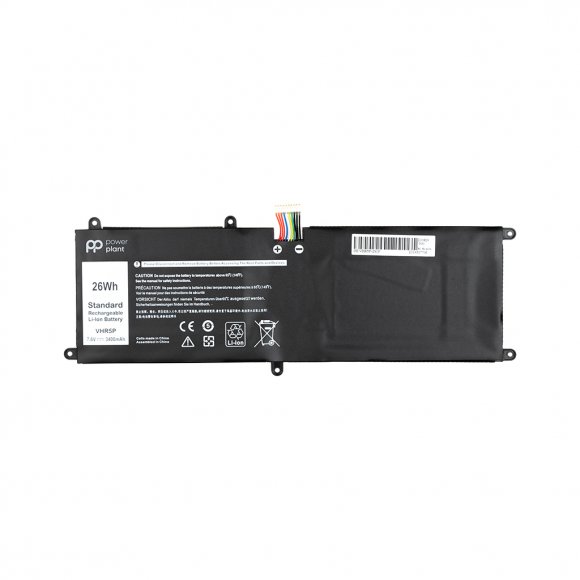 Акумулятор до ноутбука PowerPlant DELL Latitude 11 5175 (VHR5P) 7.6V 3400mAh (NB441136)