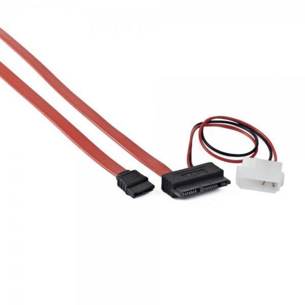 Кабель для передачі даних Molex+SATA to MicroSATA 0.25m Cablexpert (CC-MSATA-001)