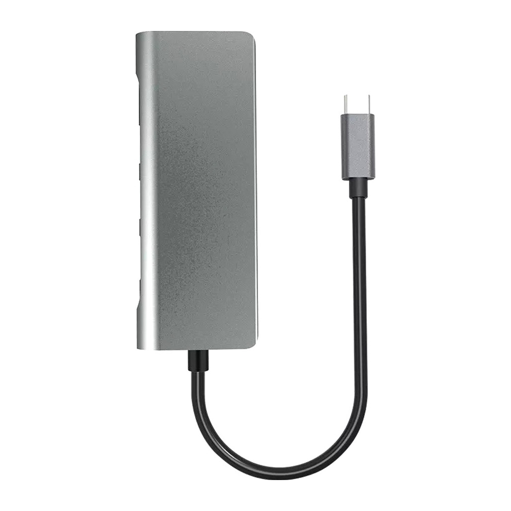 Концентратор ProLogix USB3.1 Type C to HDMI+2*USB3.0+PD+Lan+TF+SD (PR-WUC-105B)