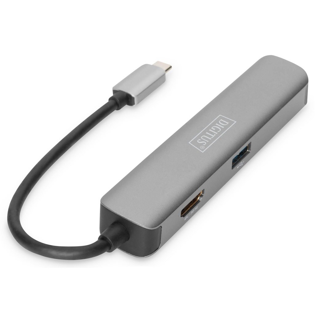 Концентратор Digitus Travel USB-C 5 Port (DA-70891)