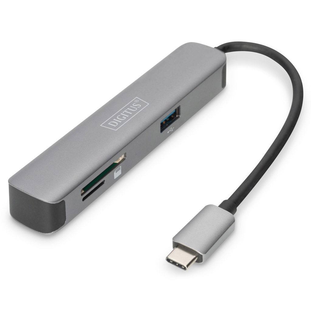 Концентратор Digitus Travel USB-C 5 Port (DA-70891)