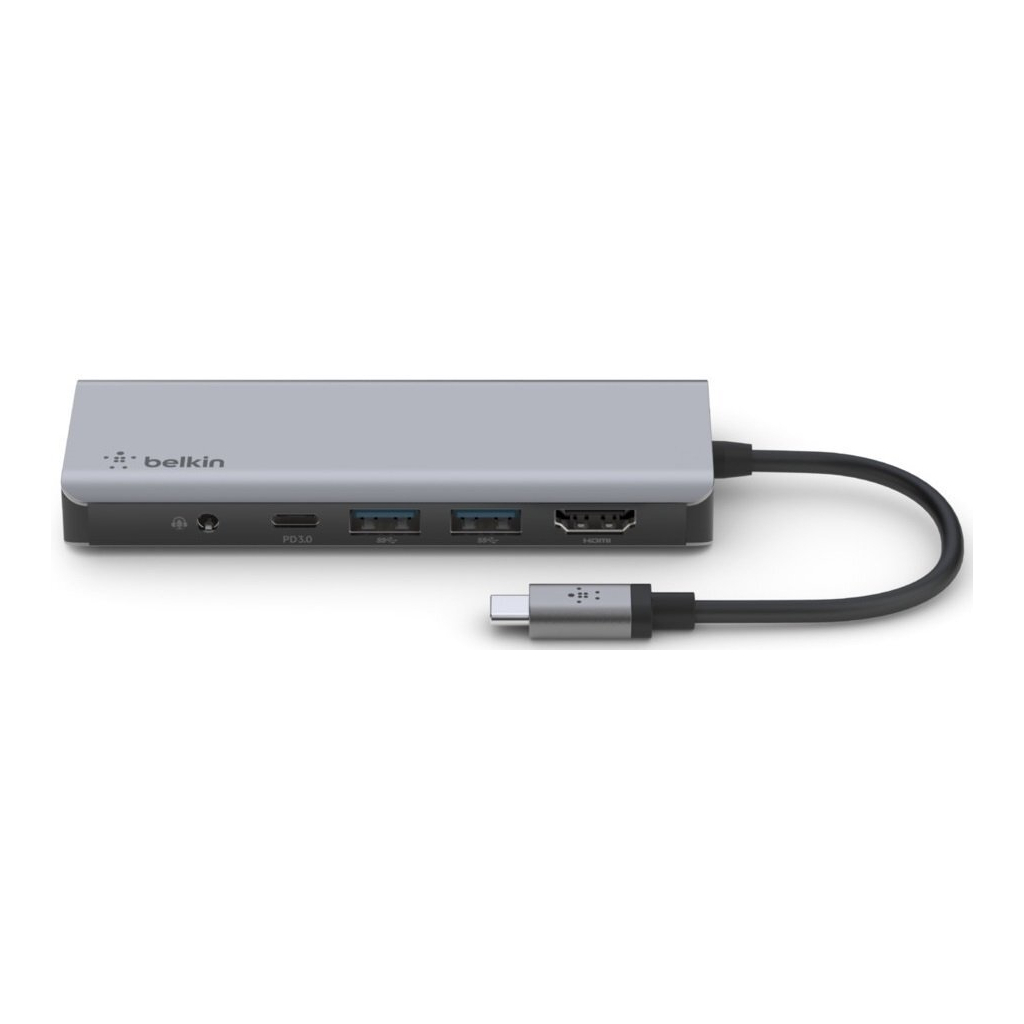 Концентратор Belkin USB-C 7-in-1 Multiport Dock (AVC009BTSGY)