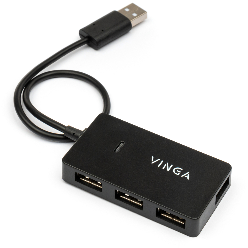 Концентратор Vinga USB2.0 to 4*USB2.0 HUB (VHA2A4)